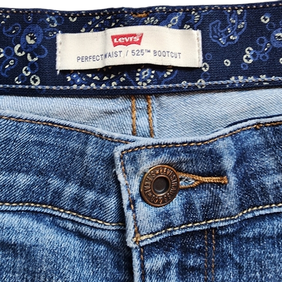Levis Perfect Waist 525 Bootcut 14 - Picture 3 of 9
